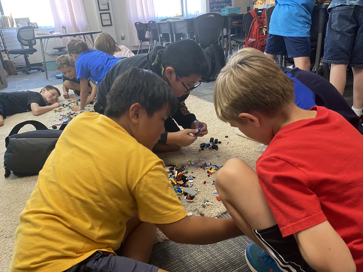 Building cities that we will protect from storm surge in 4th grade enrichment.