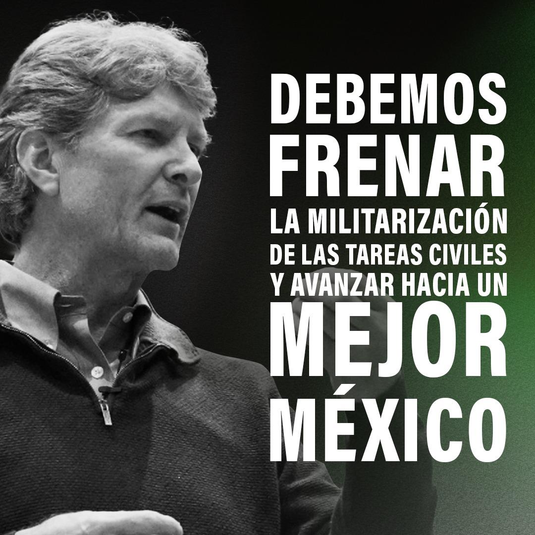 El proceso de militarización pone en riesgo las reglas democráticas de nuestro país. Los mexicanos requerimos de diálogo y alzar la voz sobre lo que no nos parece adecuado para construir el #MéxicoDelFuturo.