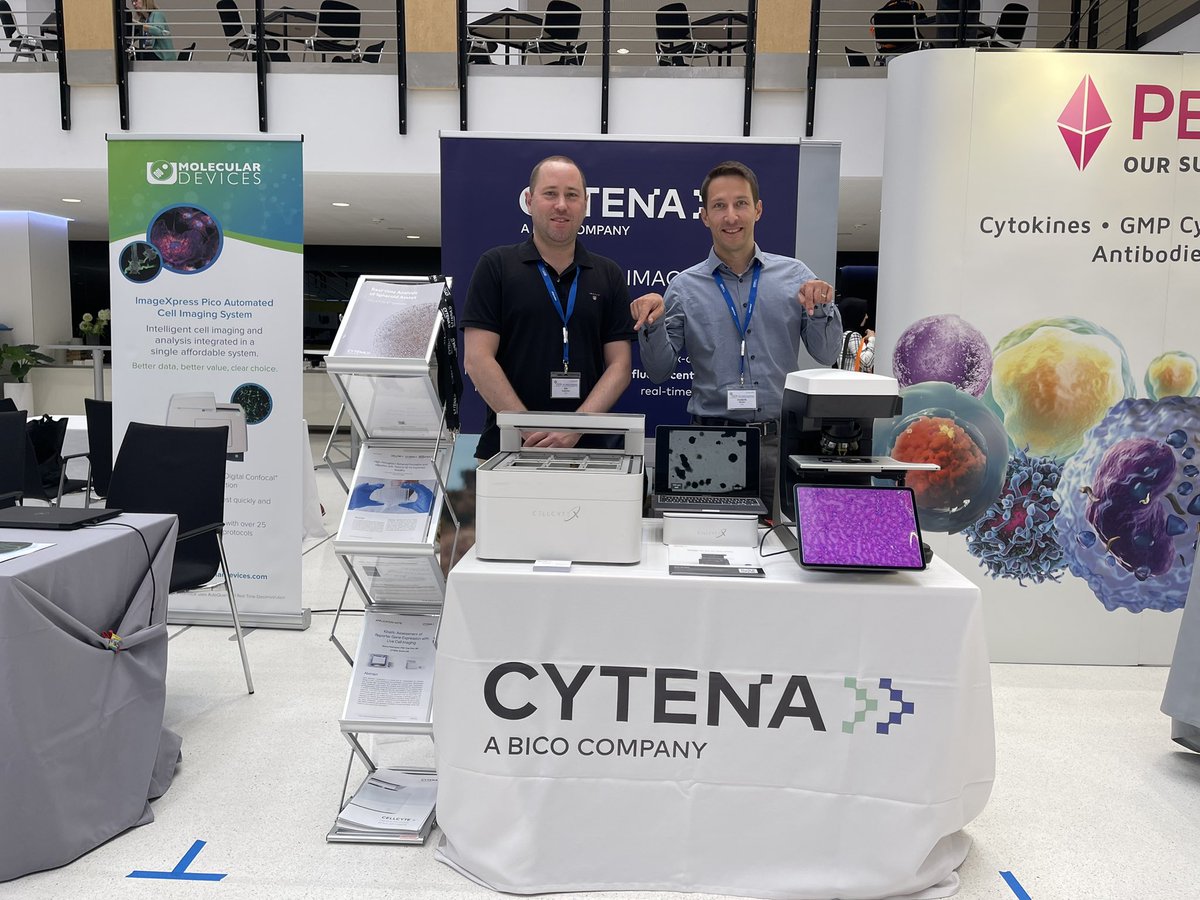 frederic_merkel's tweet photo. Want to see state of the art benchtop microscopes and Live Cell imagers?
Come and visit us at booth 25 at the #GSCN2022 in Münster, Germany.
#stemcells #iPSC #livecellimaging #microscopy @gscn_office https://t.co/RQxqXBAoOA