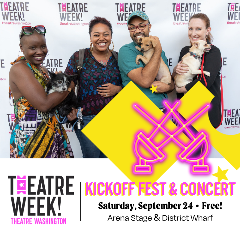 theatreWash's tweet photo. 🎭 Celebrate DC’s vibrant theater community! The Kickoff Fest & Concert will feature live performances, panel discussions, workshops and more.