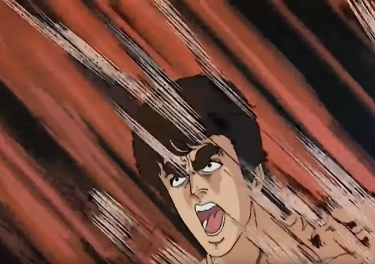 A_koTrivia's tweet photo. B-ko's groupie Mari is a gender-swapped parody of Fist of the North Star's Kenshiro.
#projectako #trivia #projectakotrivia https://t.co/vkZB0FSsph