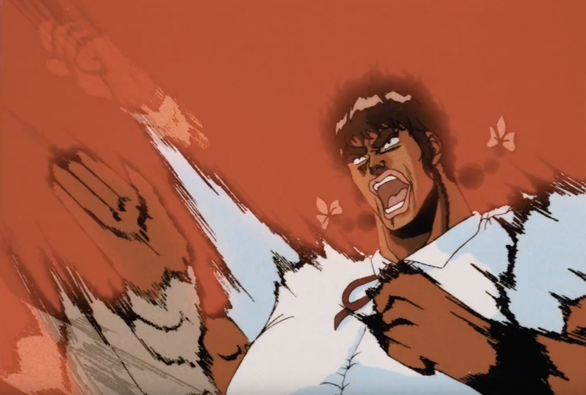 A_koTrivia's tweet photo. B-ko's groupie Mari is a gender-swapped parody of Fist of the North Star's Kenshiro.
#projectako #trivia #projectakotrivia https://t.co/vkZB0FSsph