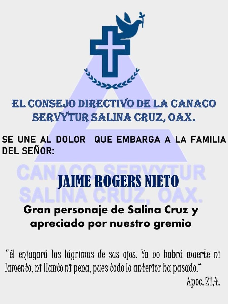 CanacoCruz's tweet photo. 𝑵𝑼𝑬𝑺𝑻𝑹𝑶 𝑴𝑨𝑺 𝑺𝑬𝑵𝑻𝑰𝑫𝑶 𝑷É𝑺𝑨𝑴𝑬✝️
𝑷𝑹𝑶𝑵𝑻𝑨 𝑹𝑬��𝑰𝑮𝑵𝑨𝑪𝑰Ó𝑵 𝑨 𝑳𝑨 𝑭𝑨𝑴𝑰𝑳𝑰𝑨 𝑫𝑬𝑳 𝑺𝑬Ñ𝑶𝑹 𝑱𝑨𝑰𝑴𝑬 𝑹𝑶𝑮𝑬𝑹𝑺 𝑵𝑰𝑬𝑻𝑶🙏✝️ https://t.co/uFR3Am276S