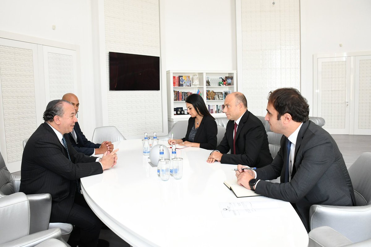 Anar_Karim's tweet photo. Had very good exchange with my dear friend @RabbiMSchneier President of @FFEUnyc on regional issues related to peace and security. We discussed our upcoming projects within #Peace4Culture global campaign and #BakuProcess https://t.co/6zuU0GQ7aT