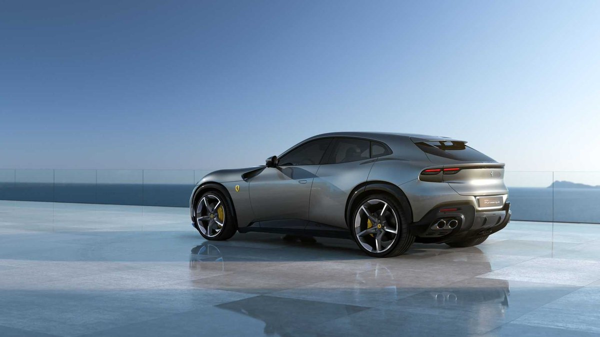 CarsSouthAfrica's tweet photo. Here it is, Ferarri's first-ever SUV, the Purosangue! What do you think of the look? Yay or nay? Also, it has a big NA 6.5L V12 for good measure producing 533 kW and 716 Nm! Zero to 100kph in 3.3 secs🤑Hell yes! Tell us what you think! https://t.co/F8mWURCiQ3