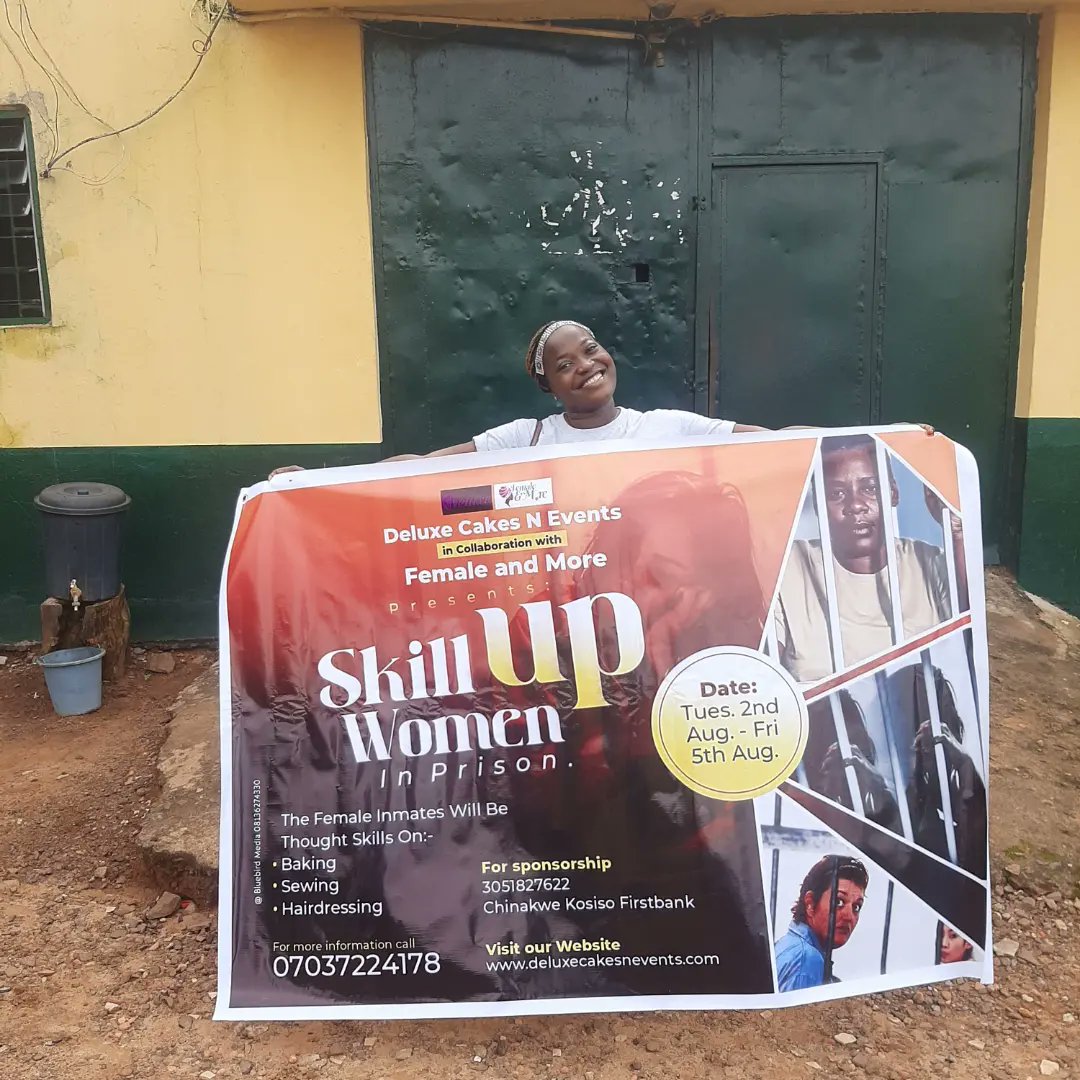 ChinakweKosiso1's tweet photo. God bless you all, Amen
#skillupwominprison #femaleandmore #womeninprison #prisonvisitation
https://t.co/qg7bmcmFXX
#anambrabaker 
#onitshabaker 
#internationalbaker
#worldclassbaker
#deluxecakesnevents
#bestcakesinanambra
#bestcakesinonitsha
#cakevendor
#UNVolunteers 
#unicef https://t.co/2k8YNrqhLI