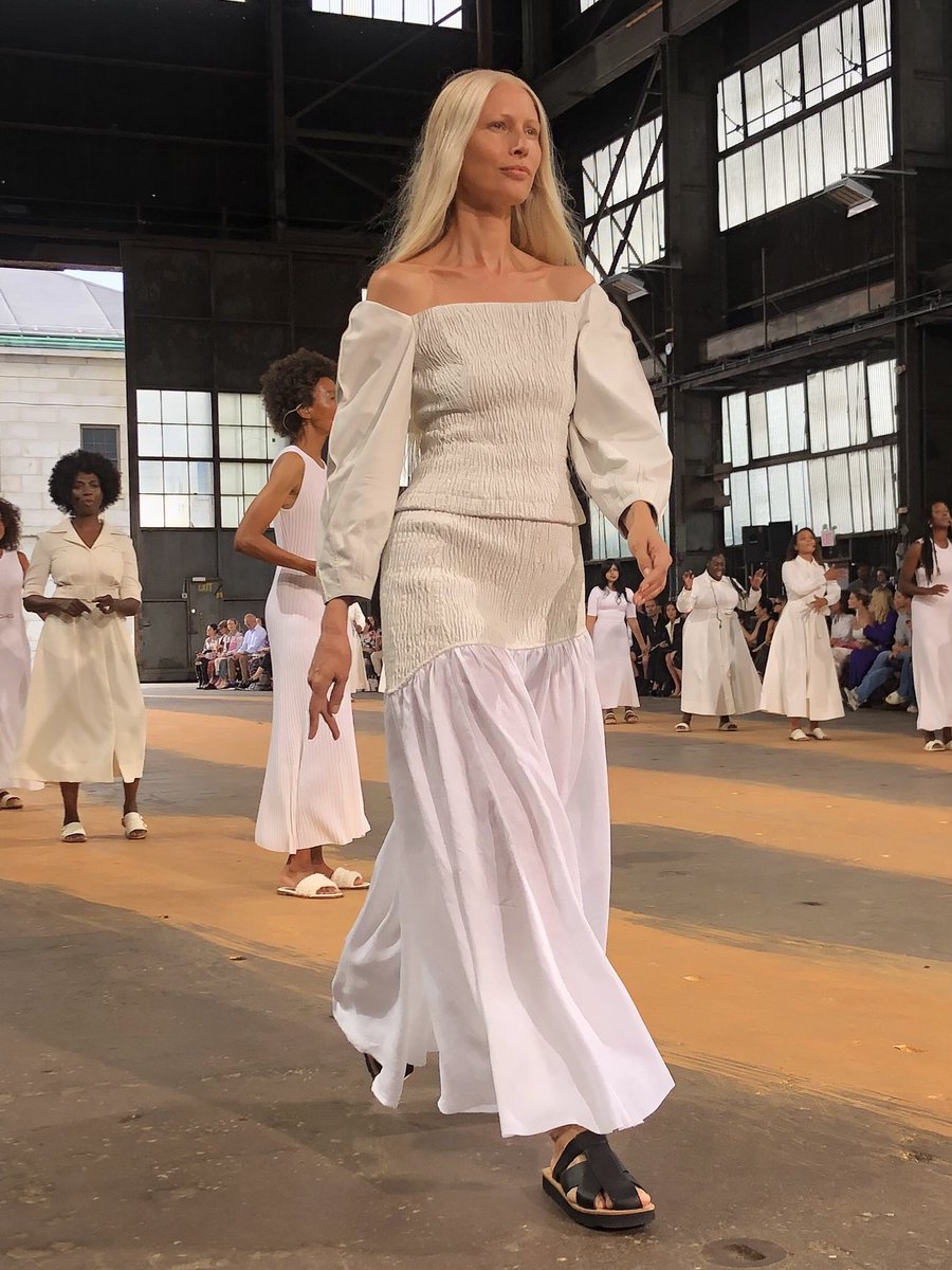 Oh, hello Kirsty Hume #GabrielaHearst #NYFW