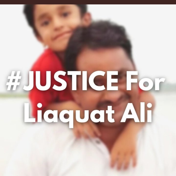 AqsaLiaquat595's tweet photo. مورخہ 07/09/2022 کو رات 
ریت مافیا کی جانب سے لیاقت علی کو صرف بھتہ نا دینے کی وجہ سے بیچ سڑک پر بےدردی سے قتل کردیا گیا تھا، پولیس اب تک مجرمان کو گرفتار کرنے میں ناکام ہے، مقتول لیاقت علی 5 بیٹیوں کا اور گھر کا واحد کفیل تھا۔ 
#justiceforliaquatali 
#justiceforliaquatali https://t.co/XekoDDYBNv