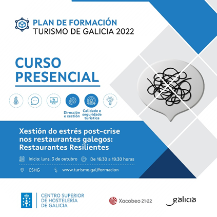 noainnova's tweet photo. CURSO DE GESTIÓN DEL ESTRÉS POSTPANDEMIA: RESTAURANTES RESILIENTES - MODALIDAD PRESENCIAL 3 de Octubre
Inscripciones https://t.co/g7V97jwr8E https://t.co/LWS9lN8GCG