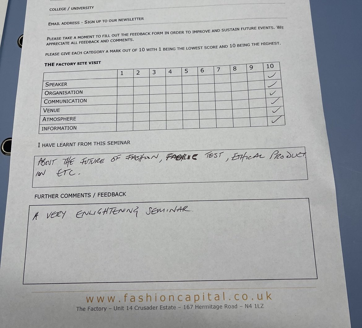 FTALondon's tweet photo. Great feedback today - need to be #lean and ready for the #future of fashion!
#fashion is becoming #unfashionable and that’s why we have a free #recycle #workshop on Friday 17th Sept @FCworkspace
@caroline_beyll @AndrewPaschall1 @LDN_economy @LDN_Culture @IslingtonMayor https://t.co/AFkQMeH9DG