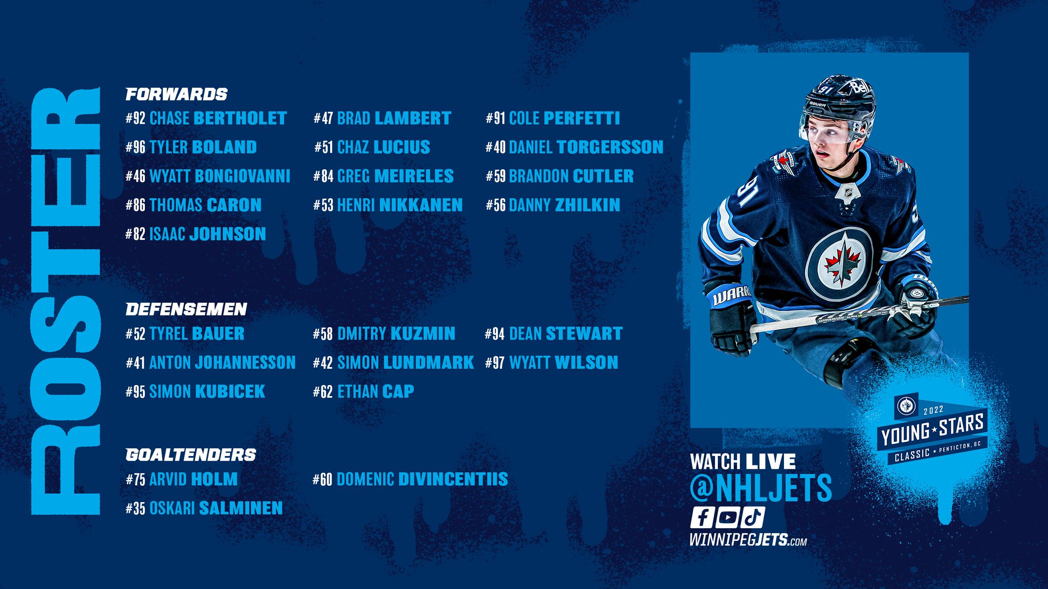 Winnipeg Jets on Twitter "The YOUNG STARS roster is set 🤩 https//t.co