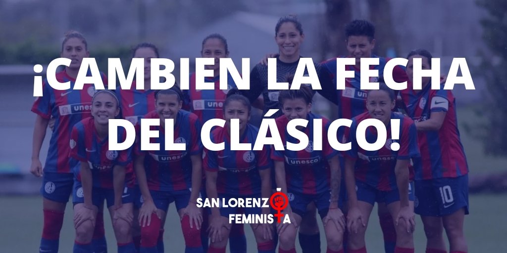 San Lorenzo Feminista tweet media