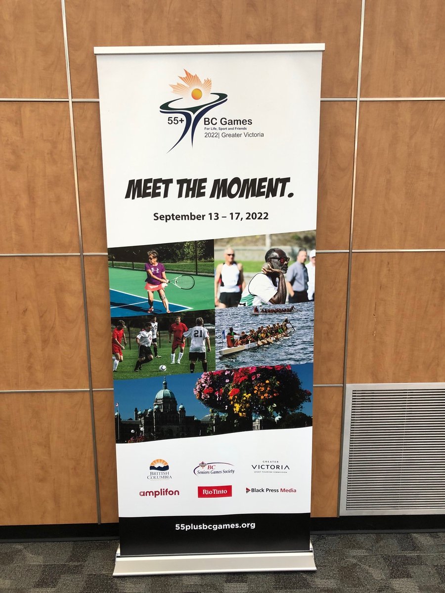It's time to Meet the Moment at the @BC55games! DGV is a proud partner of the Games. Athletes are registering and will be competing soon! Check out further info at 55plusbcgames.org. #yyj #VictoriaBC