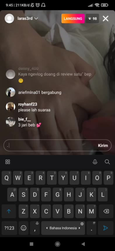 dump_akun's tweet photo. LARAS Terbaru 
Live IG
https://t.co/Lwdbisr2q5 https://t.co/1nVIi0xfpQ