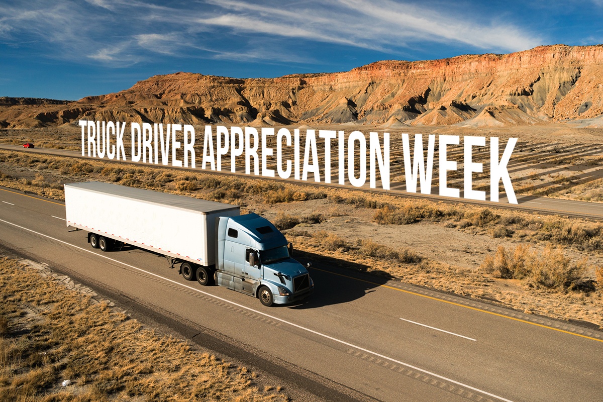 Thanks to our truckers for keeping our country running.  Remember to stay out of the No Zone and give them room to stop and turn.  #NationalTruckingWeek #DriveSmart