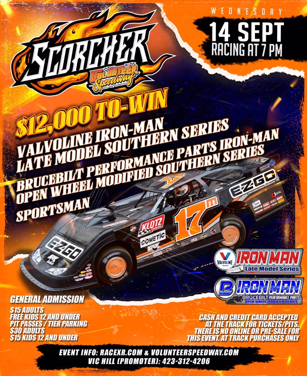 Hope to see everyone tomorrow night at the Scorcher!!
