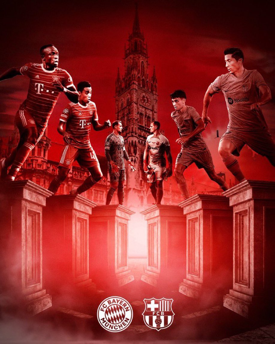 Spieltag! Get out to <a href="/bluefootbar/">Bluefoot Bar</a> as the Jungs take on Barça in #ChampionsLeague! 12:00 kickoff #FCBFCB #MiaSanDiego #MiaSanMia 
<a href="/FCBayernUS/">🇺🇸 FC Bayern US 🇨🇦</a> <a href="/MiaSanDistrict/">🇺🇸 Mia San District 🇩🇪</a> <a href="/bmorebayern/">B-more Bayern 🇺🇸🇩🇪1️⃣1️⃣✖️🏆</a> <a href="/MiamiMunchen/">FC Bayern Fan Club Miami München</a> <a href="/MiaSanHollywood/">Mia San Hollywood</a> <a href="/FCBayernKC/">FC Bayern Kingdom KC</a> <a href="/FCBayernOmaha/">FC Bayern Fans-Omaha</a>