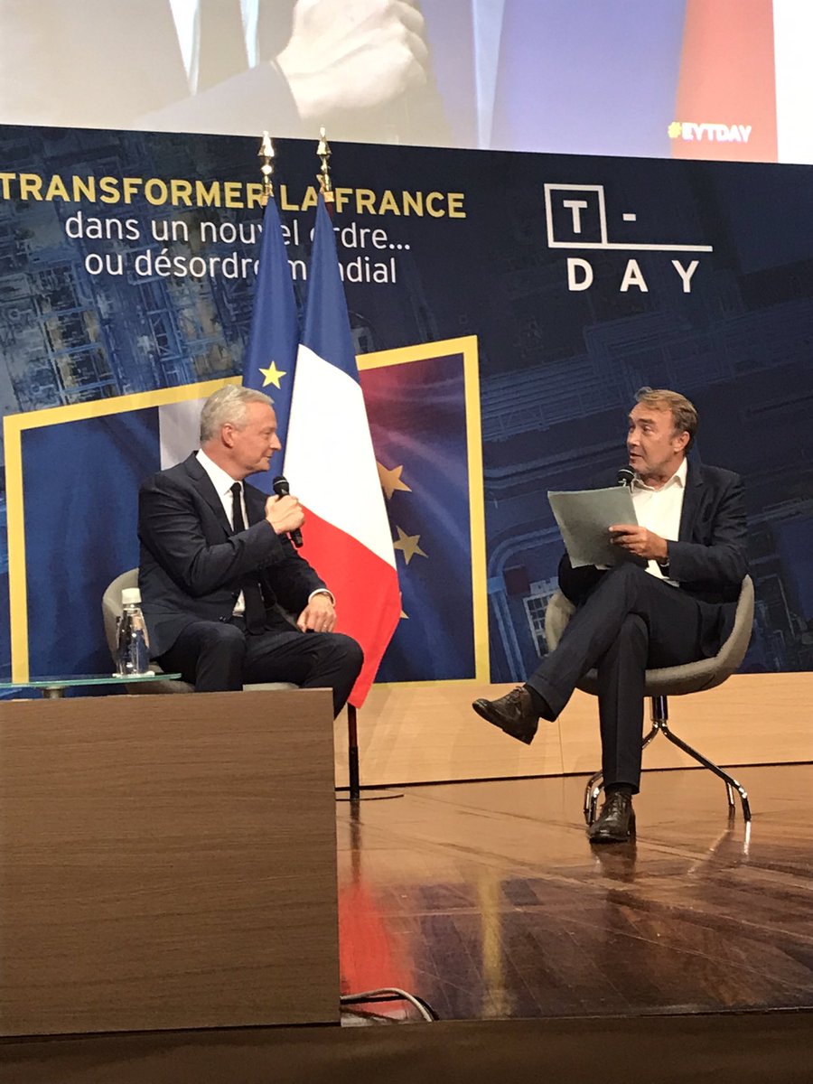 « Le pire n’est pas certain ! ». Merci au ministre <a href="/BrunoLeMaire/">Bruno Le Maire</a> pour ce message lors du #tdav2022 d’<a href="/EYFrance/">EY France</a>. Le thème de cette année : transformer la France dans un nouvel ordre…ou désordre mondial, animé par <a href="/phmabille/">Philippe Mabille</a> de <a href="/LaTribune/">La Tribune</a>. D’excellentes pistes de réflexions !