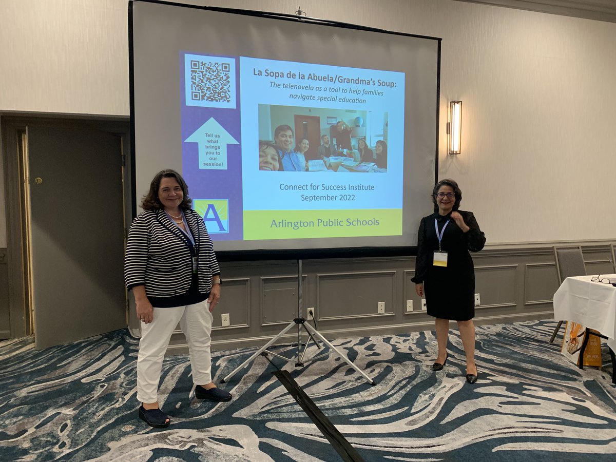 Excited to be sharing our telenovela at VDOE Connect for Success conference with ⁦<a target='_blank' href='http://twitter.com/ACCEquityExcel'>@ACCEquityExcel</a>⁩! <a target='_blank' href='http://search.twitter.com/search?q=CFSWorld2022'><a target='_blank' href='https://twitter.com/hashtag/CFSWorld2022?src=hash'>#CFSWorld2022</a></a> ⁦<a target='_blank' href='http://twitter.com/APSVirginia'>@APSVirginia</a>⁩ ⁦<a target='_blank' href='http://twitter.com/ArlingtonSEPTA'>@ArlingtonSEPTA</a>⁩ ⁦<a target='_blank' href='http://twitter.com/KellyKrugOSE'>@KellyKrugOSE</a>⁩ <a target='_blank' href='https://t.co/k24rdBJC7Q'>https://t.co/k24rdBJC7Q</a>