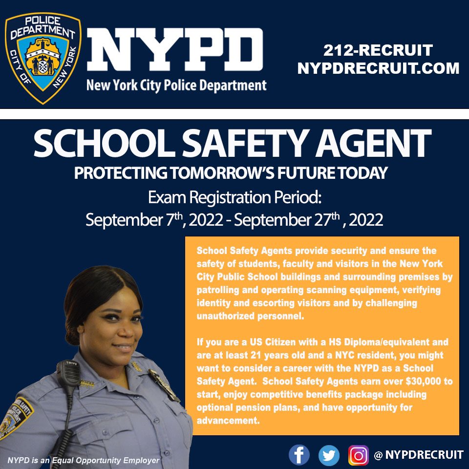 NYPD 72nd Precinct on Twitter "RT nypdrecruit The School safety