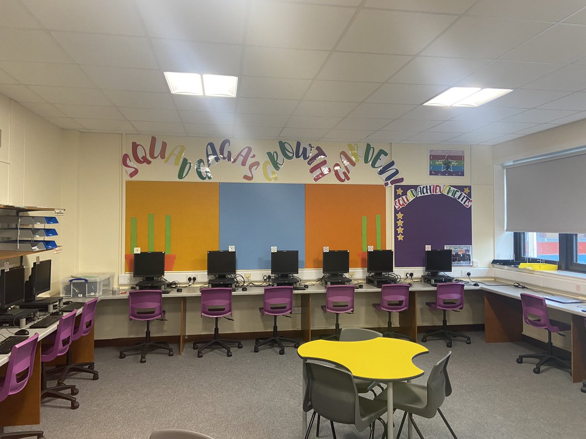 mrssmsimpson's tweet photo. The vision for our Squad Wall is finally coming together. It’s a work in progress but we only have leaves and our sunflower heads to put on and then our garden is complete. #SquadGaga #SquadChallenge https://t.co/V5fXUSIjky