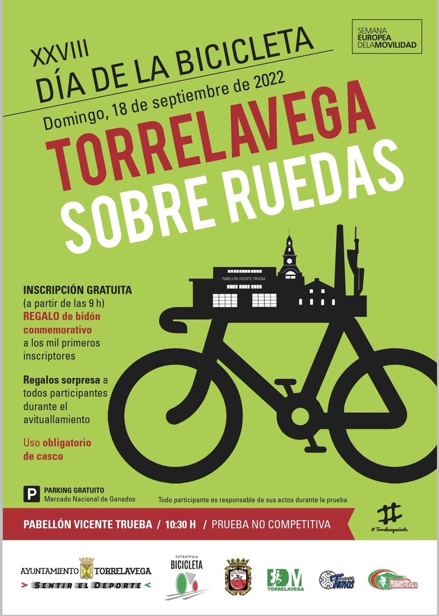 jesanpe's tweet photo. #Torrelavega
#SentirelDeporte
#Torrelaveganízate
#europeanweekmobility https://t.co/JxZk6gqQWW