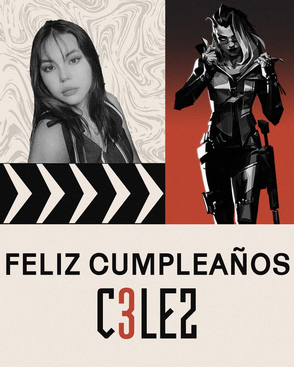 Papitas_Gaming's tweet photo. Tenemos una noticia más!

Hoy es un día muy especial para @Juli04073792, nuestra jugadora del Roster de Valorant Femenil.

Únanse a nosotros para desearle a C3lez un muy feliz cumpleaños!!

🔴🔴🔴🔴🔴🔴

#CONCENTRATE_EN_TU_HABILIDAD #PGWIN https://t.co/jcaHWALvEG