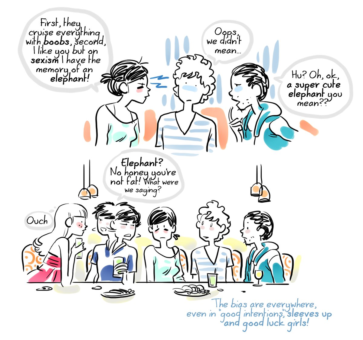 MartinMady's tweet photo. Slice of life!
If you like please #tag a friend or #share (that will be really helpfull, thanks!) - Slide for the full story -#comicstrip #truelifestories #catcalling #streetharassment #genderbias #sliceoflife https://t.co/N47MAQHlkP