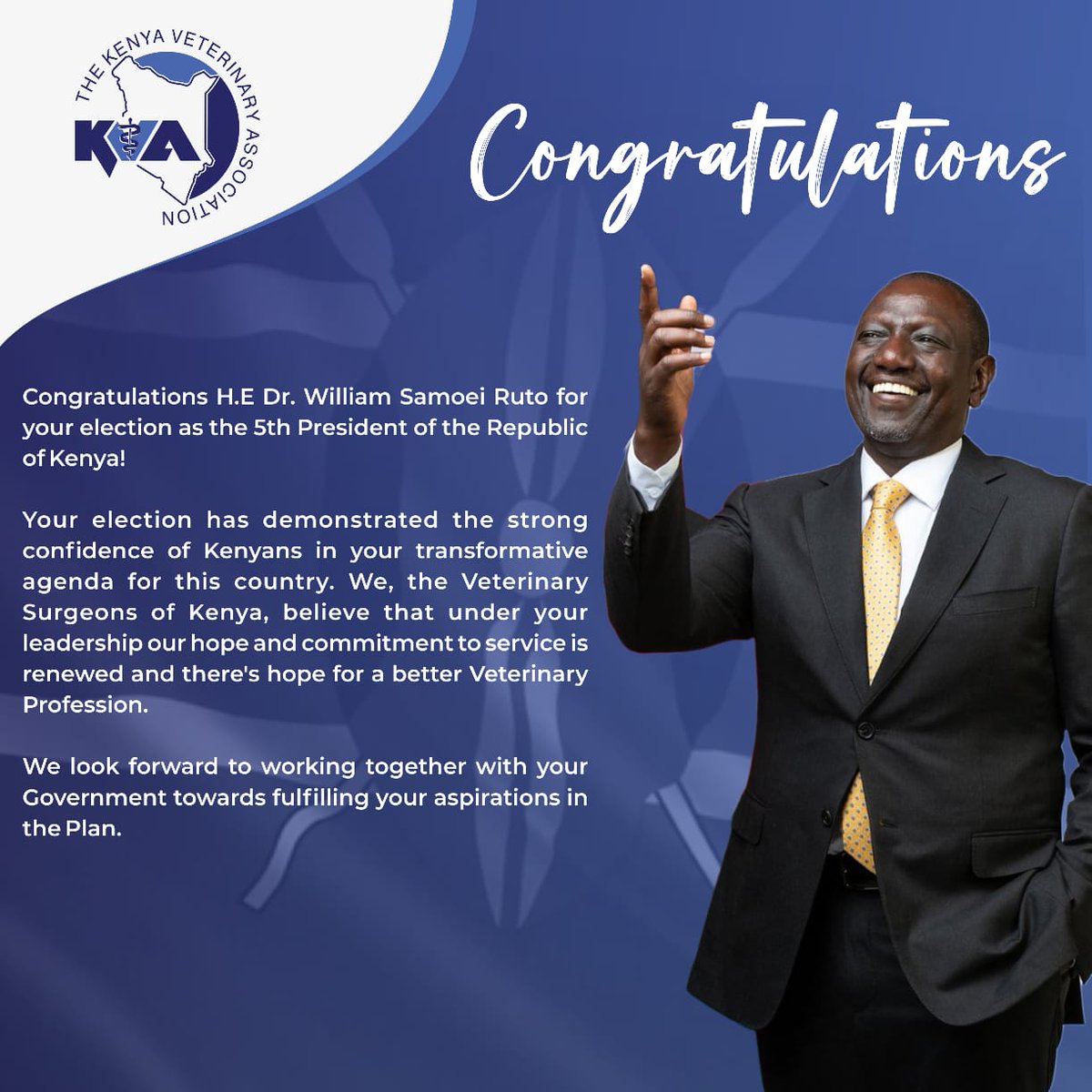 OnsotiC's tweet photo. Congratulations Rais! @WilliamsRuto  @kipmurkomen https://t.co/s7rKCRhhDg