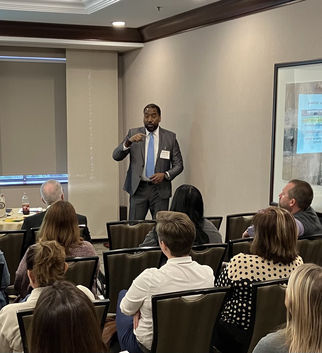 #projectigniteoh We’re focusing on improving attendance with Dr. Darion Jones. <a href="/battelleforkids/">Battelle for Kids</a> <a href="/OHEducation/">OH Dept of Ed and Workforce</a>