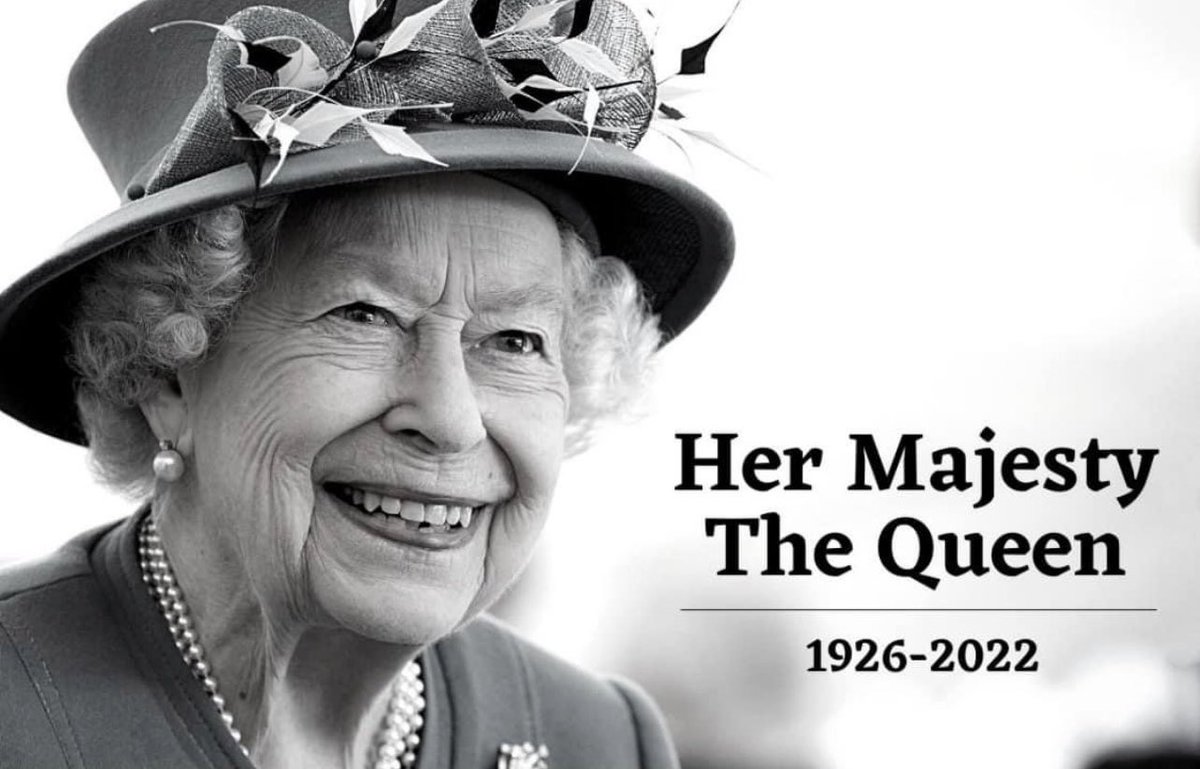 We will be closed on Monday 19th RIP 🇬🇧