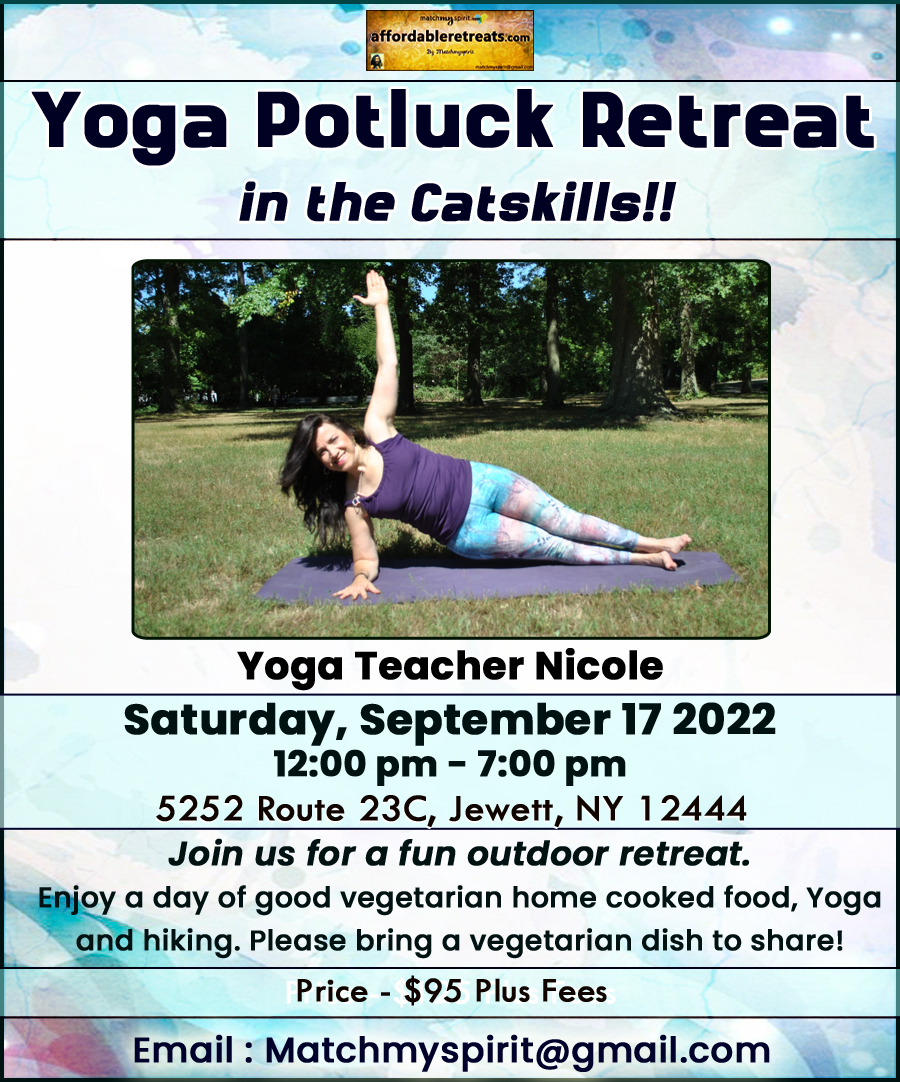 matchmyspirit's tweet photo. Hiking and Potluck Vegetarian Retreat in the Catskills! Join us
Saturday, September 17, 2022
Register Here: https://t.co/glLB9QrEjn
#upstatenewyork #retreat #upstateny #meditationretreatnewyork #spiritualretreatsnewyork #yogretreat #potluckretreat #Hikingretreata #matchmyspirit https://t.co/15UIOnnloj