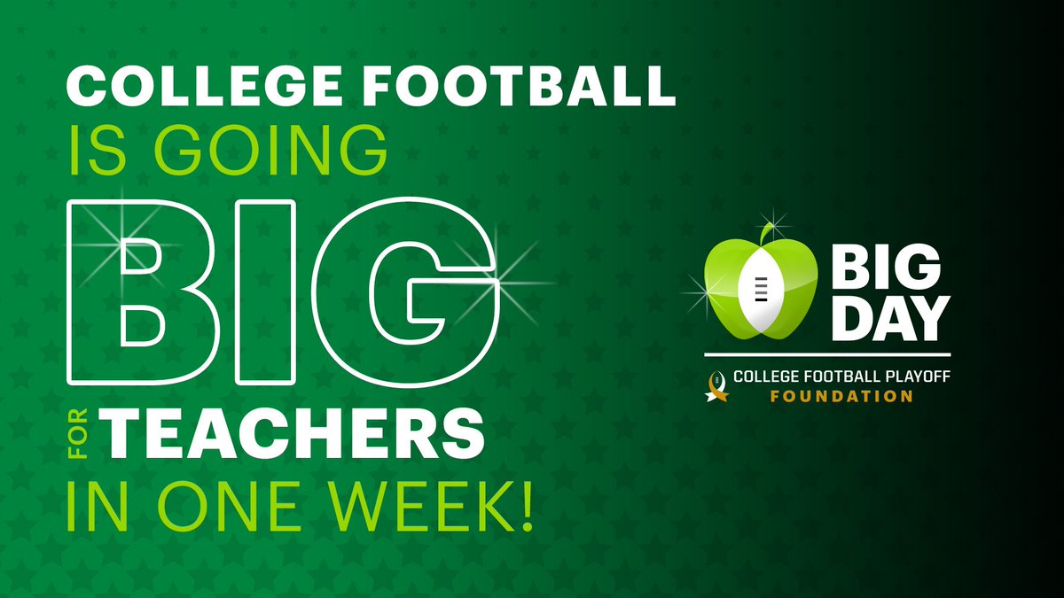 ONE 1️⃣ MORE 👏 WEEK 🗓️

Turn on your notifications, tell your friends to hit the "follow" button, and get ready because we are going BIG for teachers in just one week!

#BigDayforTeachers #EYFTWeek
