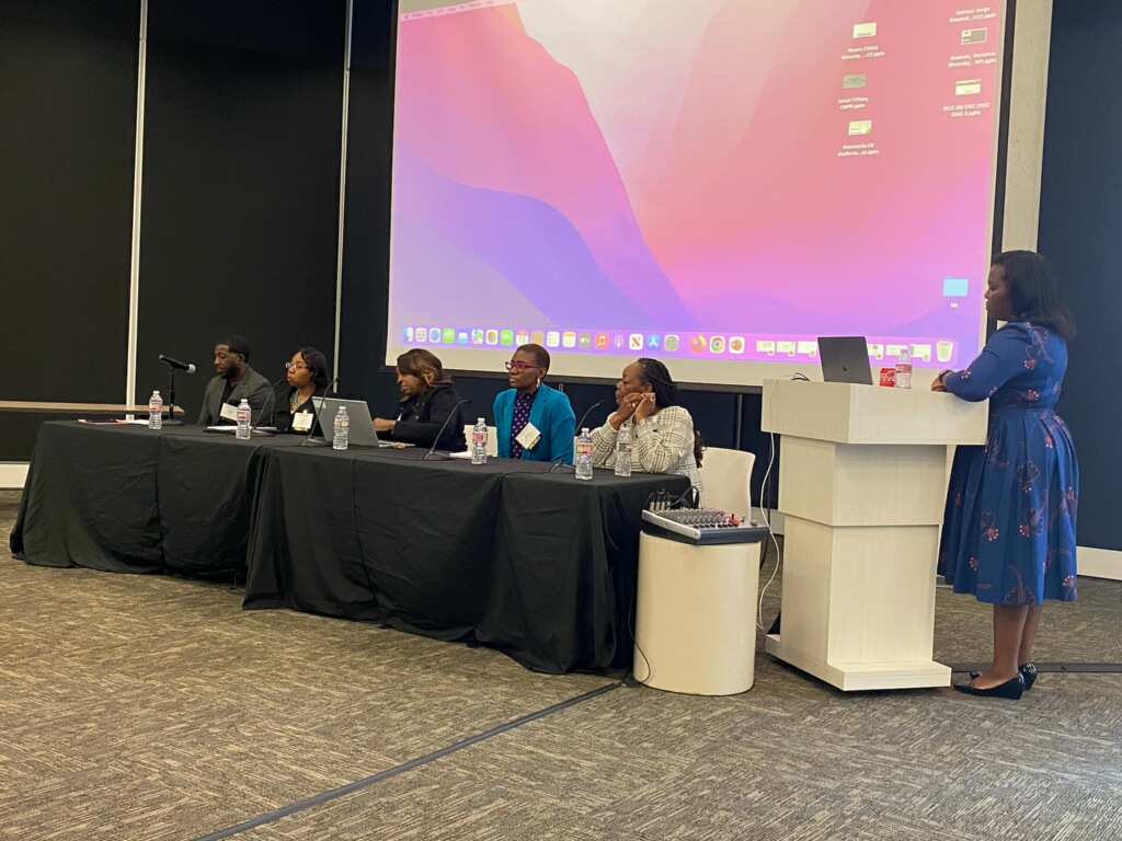 Community-Based Organization &amp; Faith-Based Organization Panel: Importance of Organizational Roles in Building Trust and Addressing Health Disparities. Feat. Sterling Carter, Cassandra Harris, Karen Kissie-Chernyshev, Nkechi Uche-Ogboh, and Kathy Flanagan-Payton #GCCDDCEH22