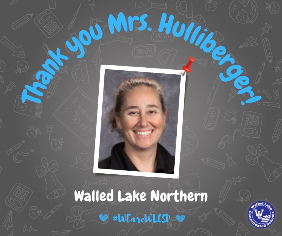 Thank you Mary Hulliberger for everything that you do!

The Walled Lake Northern band director was nominated for conducting “an amazing band camp and how she positively relates to her students”. 💙 #WEareWLCSD #EveryChildEveryDay <a href="/KnightsWLN/">Walled Lake Northern</a>