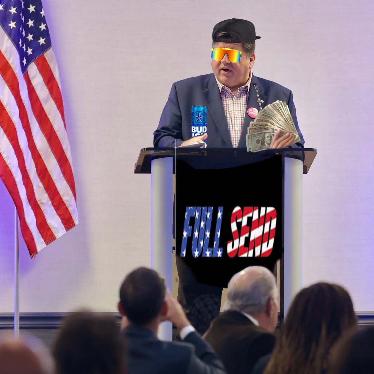 frats4pritzker's tweet image. A man of the people, a man of the bros, a man for America.