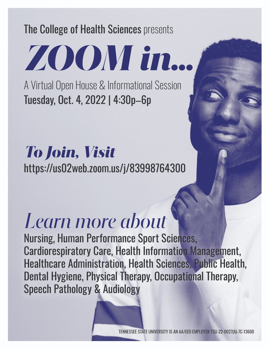 TSU_COHS's tweet image. Mark your calendar ----- Oct. 4, 2022!