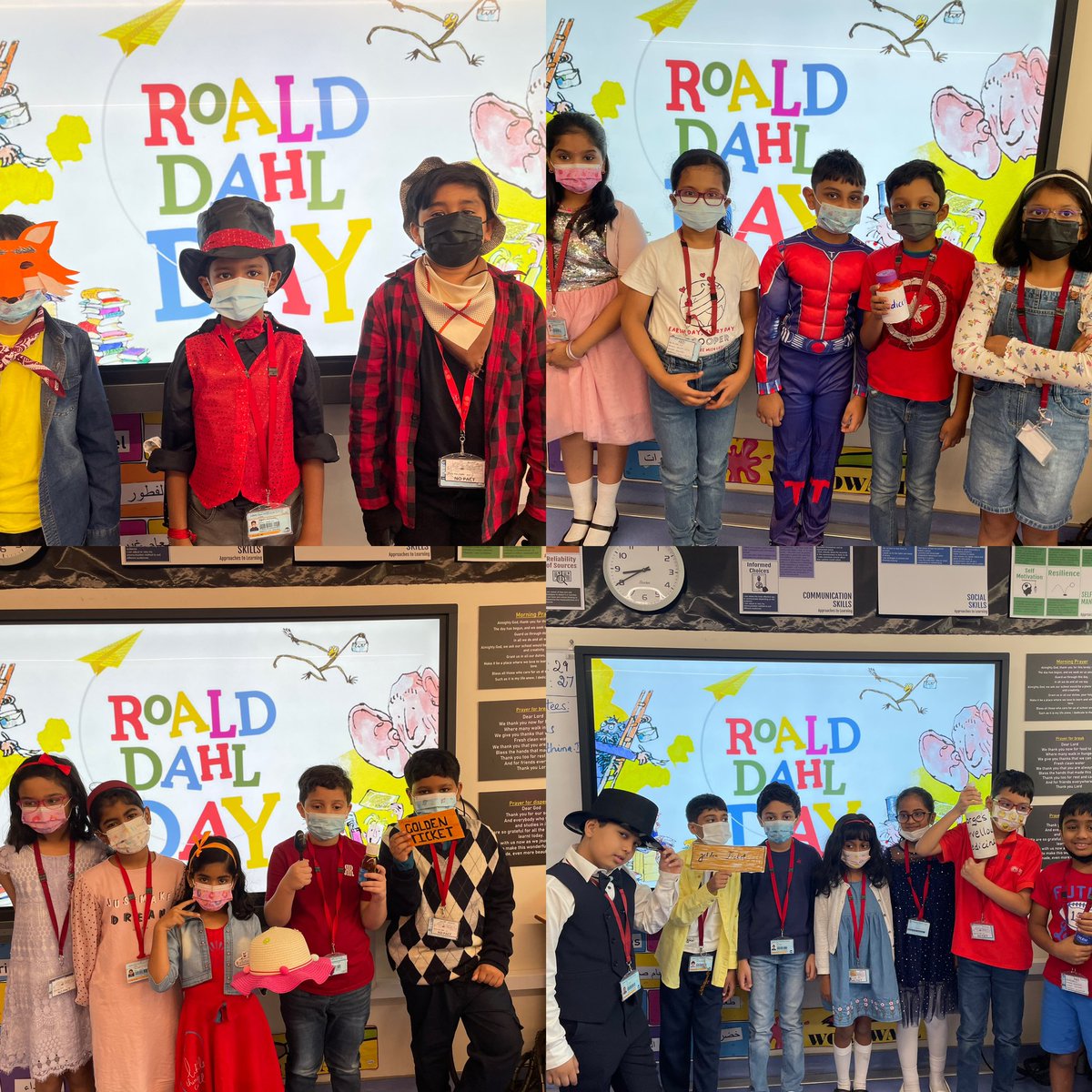 Manjula71072610's tweet photo. “If you are going to get anywhere in life you have to read a lot of books.”
-Roald Dahl
Grade 3A dressed up as their favorite character for Roald Dahl Day .#NMSRoaldDahlDay2022 #Dahlacious
@ShettySampoorna
@gemsnms_alkhail
@nmsprimary https://t.co/pMV5osRqTT