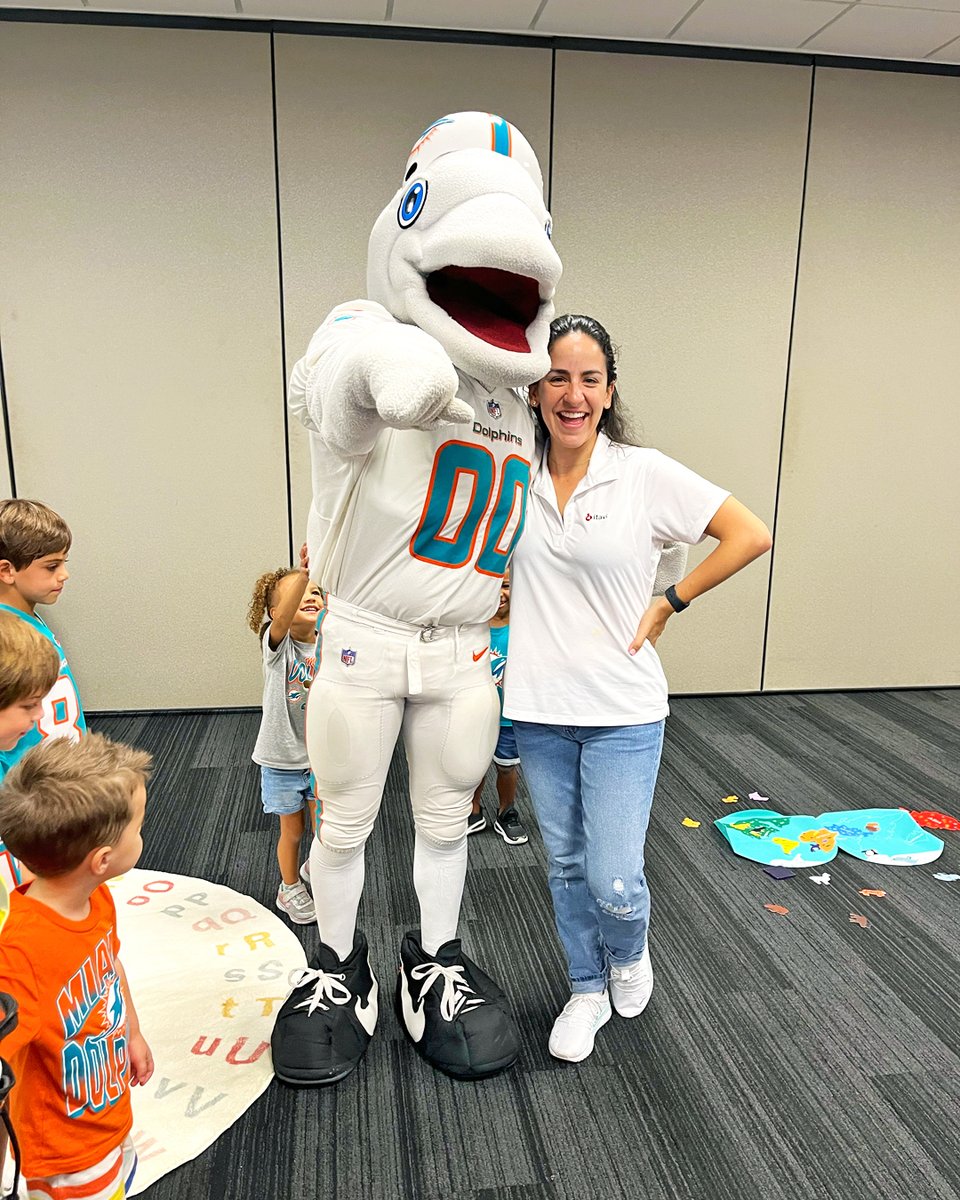 itavikids's tweet photo. 🚨 Awesome alert 🚨

itavi is now providing childcare for the @MiamiDolphins 🐬🏈

We had so much fun at NFL week 1! #FinsUp!! 🫶🙌 https://t.co/dS7ky1OXCU