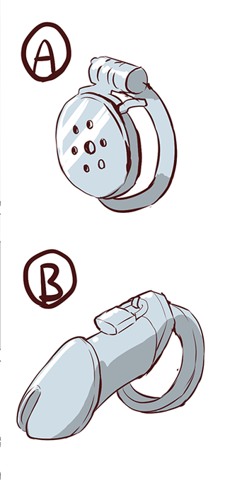 【深夜のフェチアンケート☆】
おてぃむ用貞操帯、男の娘に着けさせたいのはどっち?(着けたいのはどっち?)

※リプに選択肢ありますのでよかったら回答を☆ 