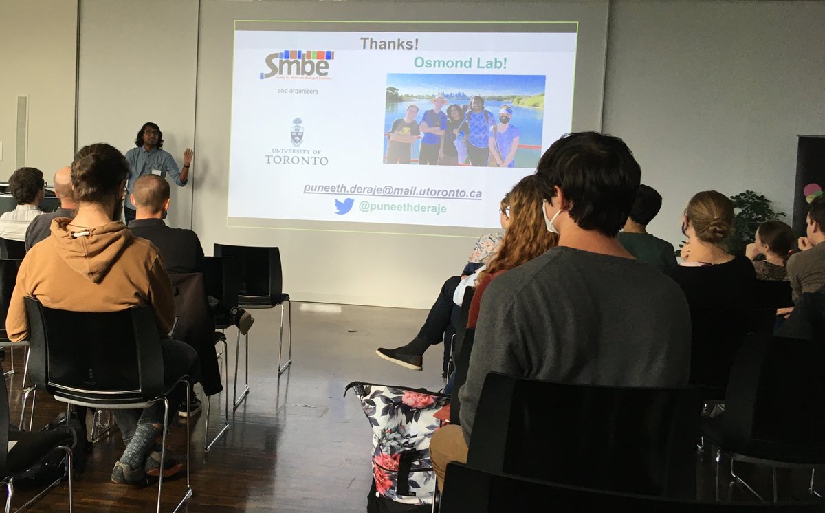 osmond_lab's tweet image. Paramutation to the rescue -- @puneethderaje capping off a great day at SMBE #evolutionaryrescue. With a perfect set-up by @gomulki :D. @eebtoronto