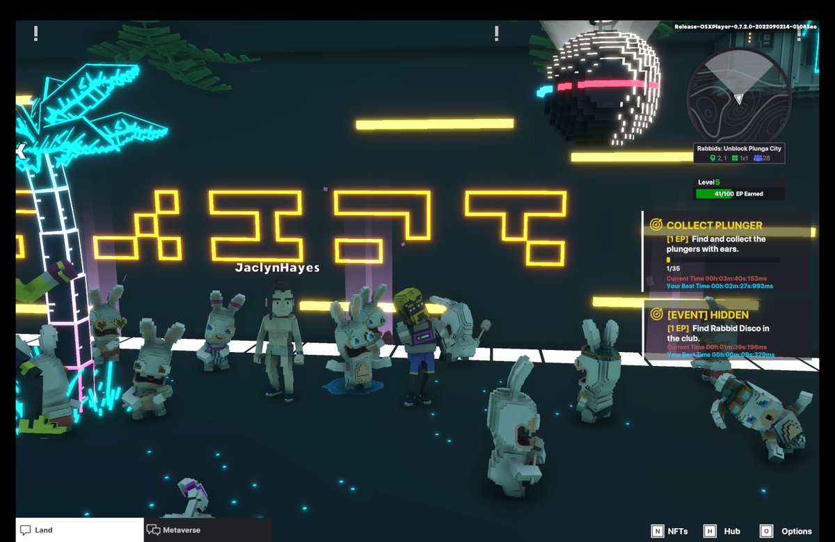 eeoneov's tweet photo. @TheSandboxGame @RabbidsOfficial I just participated in the #SandboxAlphaS3Giveaway for a chance to win 500 SAND! Found the Disco Rabbid, check out my screenshot below!
👇 https://t.co/2LrTsChKQQ