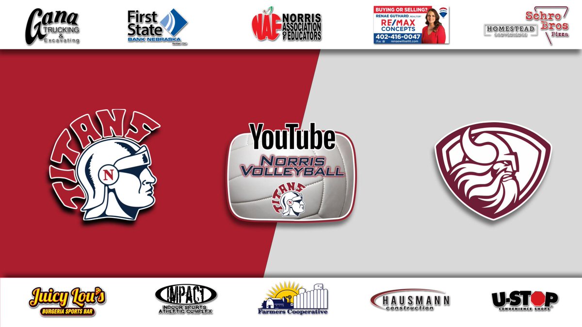 nsdVideo's tweet photo. Tonight we welcome @Waverlyvikesvb to @NHS_Titans to take on @NorrisTitanVB.If you can't make tonight's match, watch the #LIVE HD #broadcast on the "Norris Volleyball" YouTube channel. https://t.co/OmdOcFyrhx #nebpreps #volleyball #nsdV #nsdvLIVE @145activities @WaverlyStriv https://t.co/6fOhWK3WUR