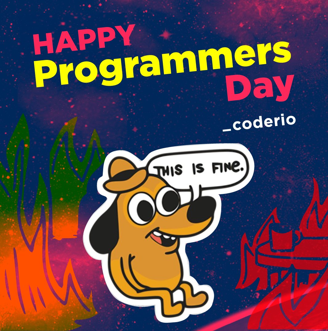 coderio_'s tweet photo. How old were you when you found out that the day of the programmer is the 256th of the year? 🤣That’s because 2️⃣5️⃣6️⃣ is the number of different combinations that can be represented with 8 bits 🤯So, whether you know it or not, happy programmers day 👩🏻‍💻👨🏻‍💻#ProgrammersDay https://t.co/PRNLp4ojPS