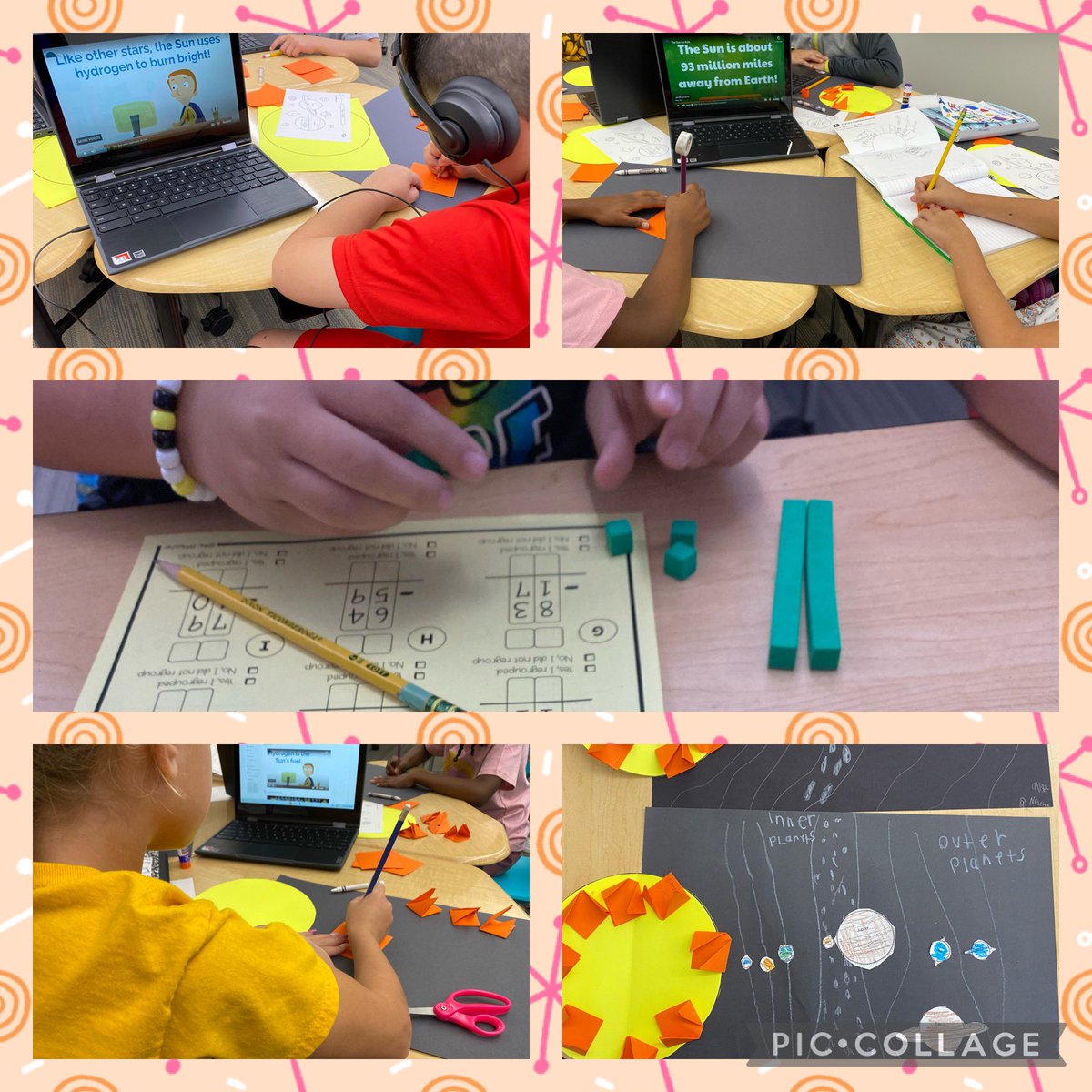 I did some flipped learning today! My <a href="/MahaffeyKISD/">Mahaffey Elementary</a> Scotties had to find 8 sun facts and learn about the order of the planets w/ videos I provided in <a href="/Schoology/">Schoology</a>.  While they were working, I pulled students who needed support in subtraction w/ regrouping. It was fabulous!