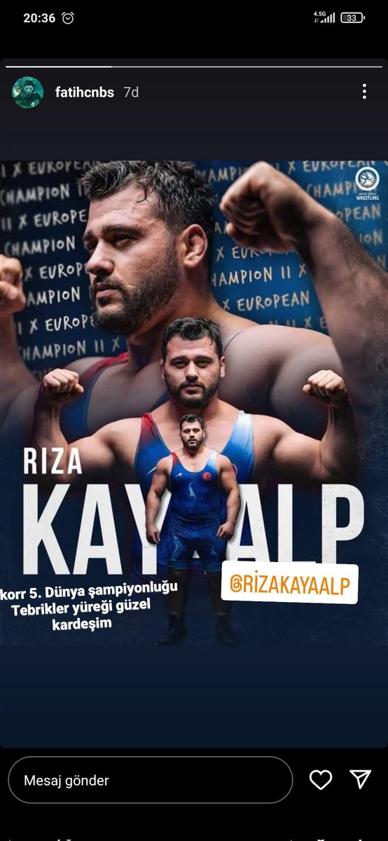 yunusblkbas's tweet photo. 5. Kez Dünya Şampiyonu olan değerli kardeşim @riza_kayaalp i tebrik ediyor, başarılarını devamı diliyorum. ŞAMPİYON 🥇🥇🥇🥇🥇🇹🇷 https://t.co/BRs85YYoRy