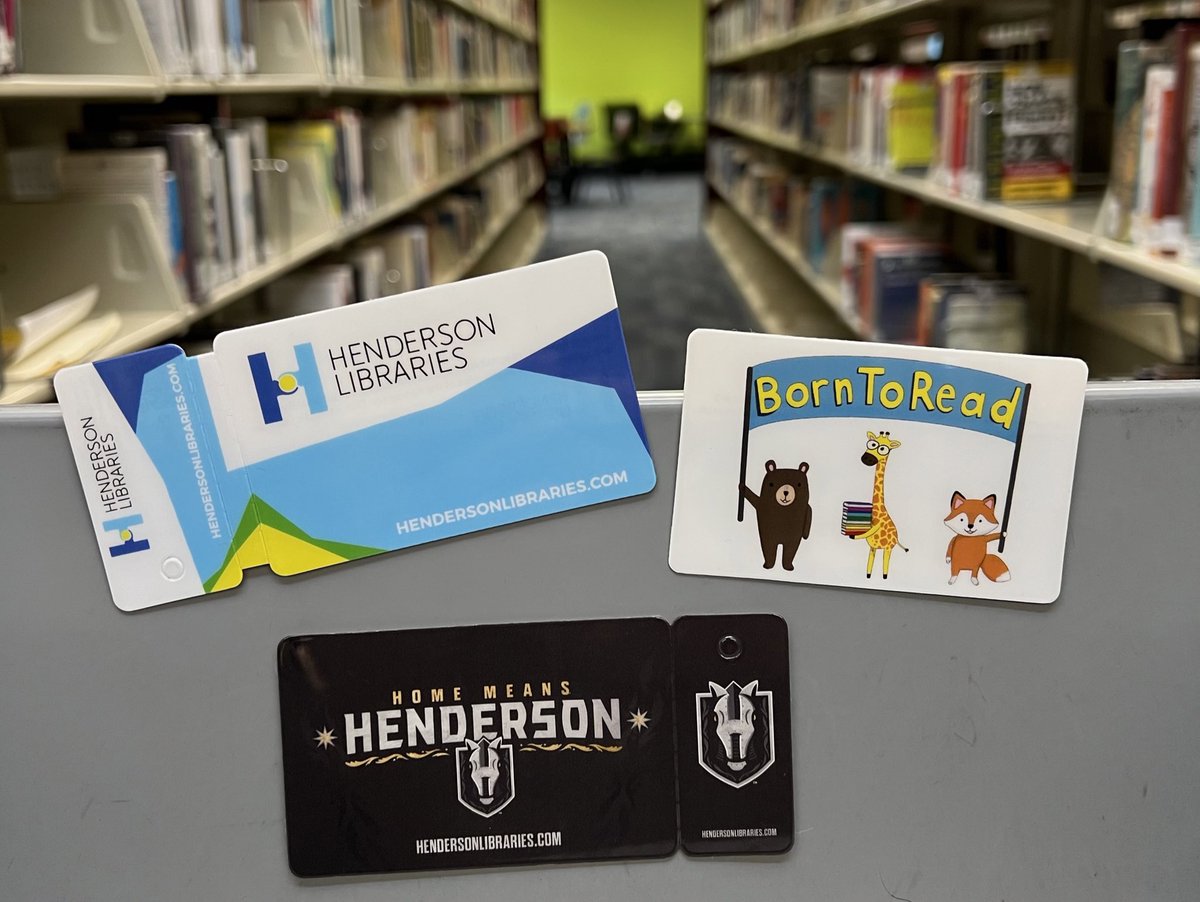It’s #LibraryCardSignupMonth! Whether you’ve recently relocated to the area, it’s been a while since you’ve visited the library, or you have a new member of the family, stop by soon and pick up the smartest card you can have in your wallet! 

#hendersonlibraries #librarycard