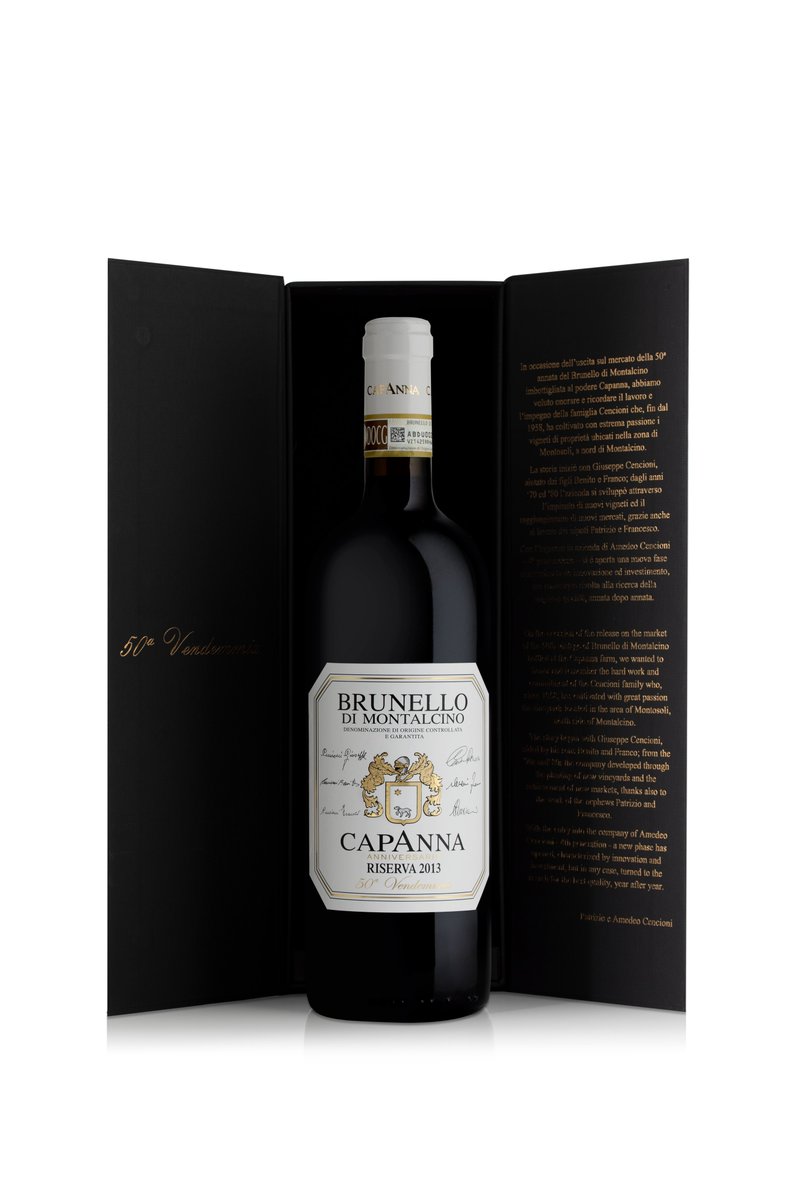vinoteka13's tweet photo. Brunello di Montalcino Riserva 2013 #CapannaWinery to specjalna edycja z podpisem każdego członka rodziny Cencioni na etykiecie 
#capannawinery #capannamontalcino  #capannabrunello #winelovers #vinoteka13 #vino13 #poland #toskany #lhr https://t.co/CZZJHJt9K8
