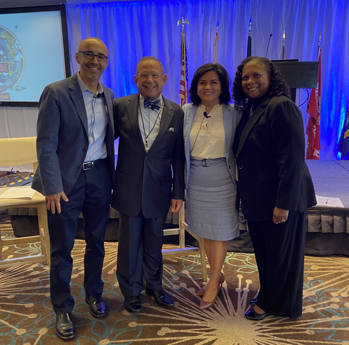 CAbcsh's tweet photo. Thanks to @MyCalVet for bringing leaders to discuss collaborative solutions for key issues impacting our Veterans

Sec @LCastroRamirez, @California_HCD Dir @GVelasquez72 &amp; @CalHFA Exec Dir Johnson Hall share CA housing opportunities to ensure Vets have a safe place to call home https://t.co/YDaIp8KNDw