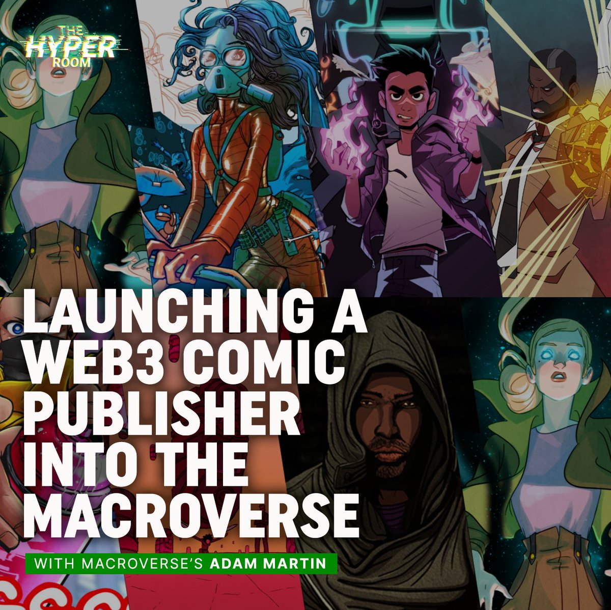 Comic book NFTs are a new way of storytelling and distribution for creators; learn more about the challenges and opportunities in launching a new Web3 comic book publisher with Adam Martin of <a href="/MacroverseHQ/">macroverseHQ⚡️</a> 
💥
Podcast is 🔥: thehyperroom.com/p/launching-a-…